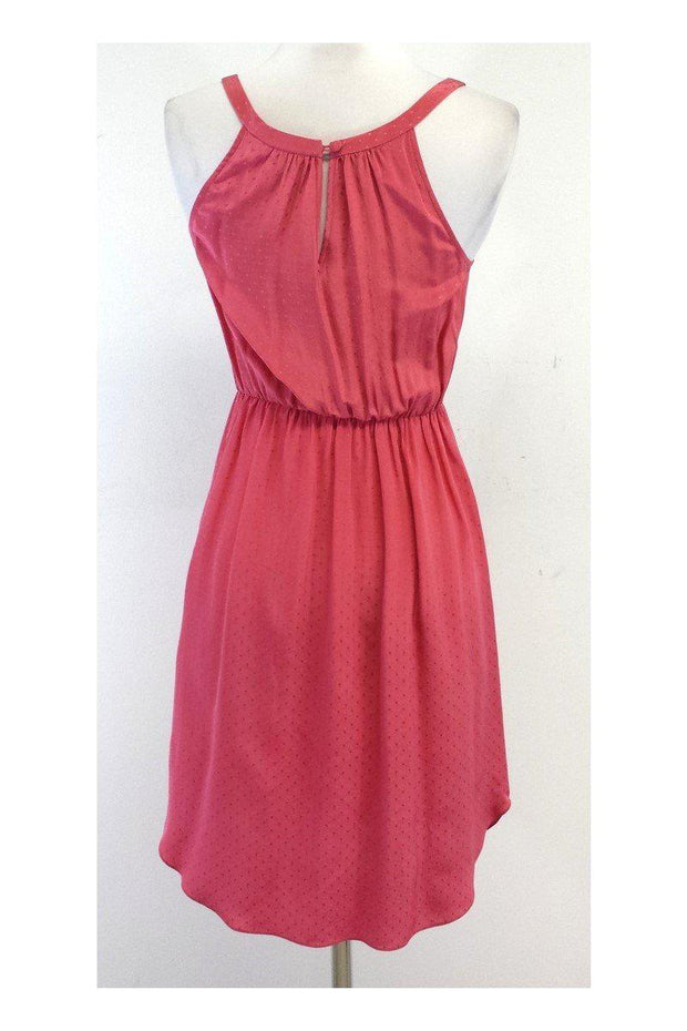 Current Boutique-Rebecca Taylor - Pink Diamond Print Silk Dress Sz 2