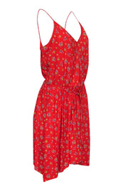 Current Boutique-Rebecca Taylor - Red Floral Fitted Sundress Sz 10