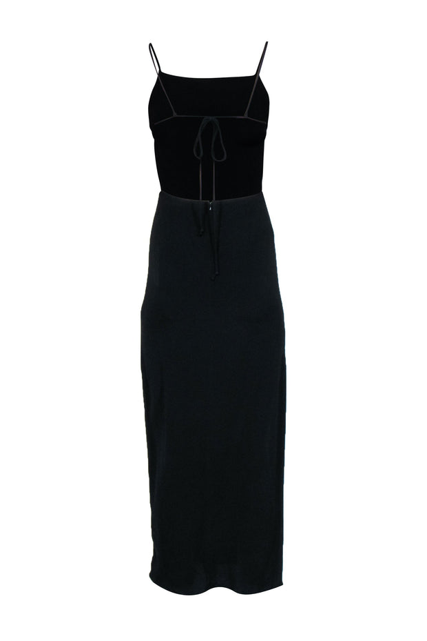 Current Boutique-Reformation - Black "Houston" Halter Maxi Dress Sz 2