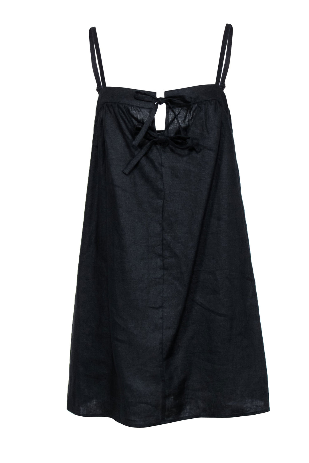 Reformation- 100% shipping Linen Tie Strap Dress - 8