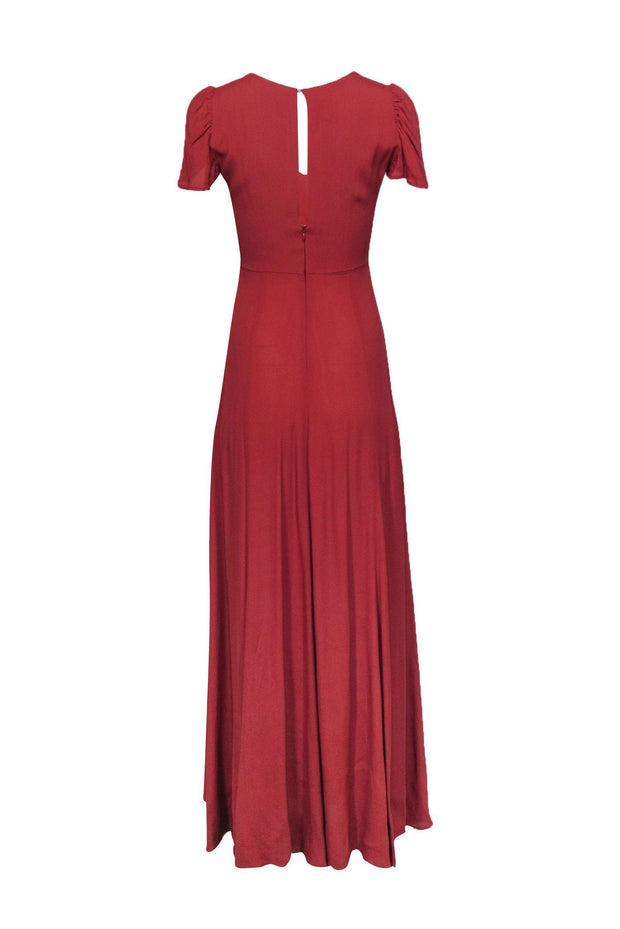 Current Boutique-Reformation - Coral Cap Sleeve Maxi Dress Sz 2