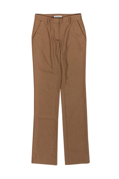Current Boutique-Reformation - Khaki High-Waisted Tapered Leg Trousers Sz 4