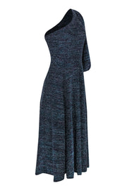 Current Boutique-Reformation - Multicolor Sparkly One-Shoulder "Santos" Midi Dress Sz M