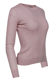 Current Boutique-Reiss - Baby Pink Ribbed Sweater Sz S
