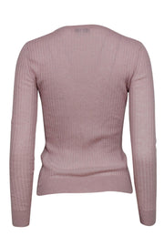 Current Boutique-Reiss - Baby Pink Ribbed Sweater Sz S
