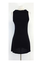 Current Boutique-Reiss - Black Sleeveless Peter Pan Collar Dress Sz XS