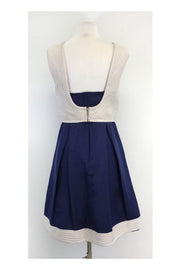 Current Boutique-Reiss - Blue & Light Grey Sleeveless Dress Sz 6