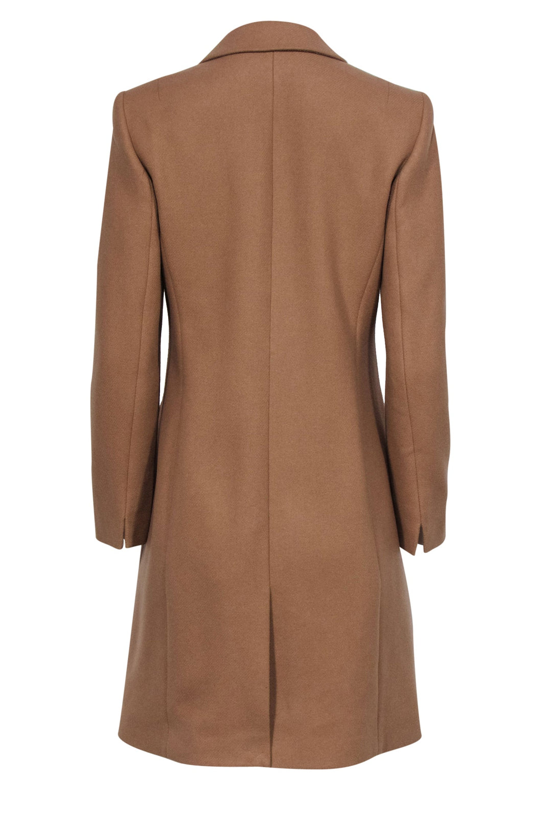 Camel longline button selling up winter coat