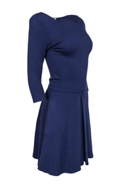 Current Boutique-Reiss - Navy 3/4 Sleeve Dress Sz 4