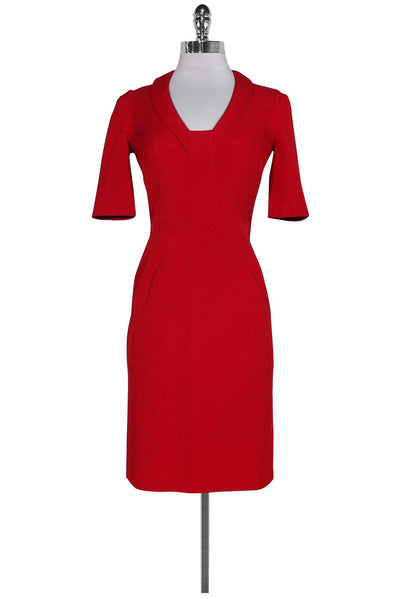 Current Boutique-Reiss - Red Fitted Dress Sz 4