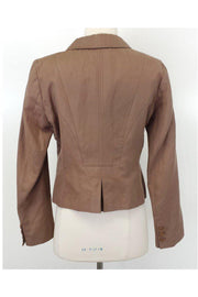 Current Boutique-Reiss - Tan Linen & Cotton Blend Blazer Sz M
