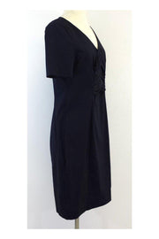 Current Boutique-Rena Lange - Navy Cotton Blend Dress Sz 10