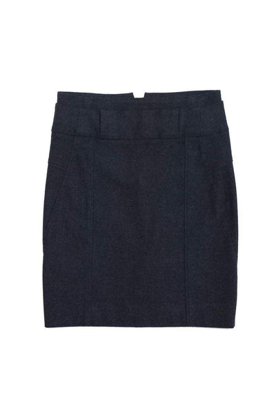 Current Boutique-Rivamonti - Grey Wool Pencil Skirt Sz 6