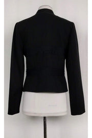 Current Boutique-Robert Rodriguez - Black Jacket w/ Pleated Design Sz 8