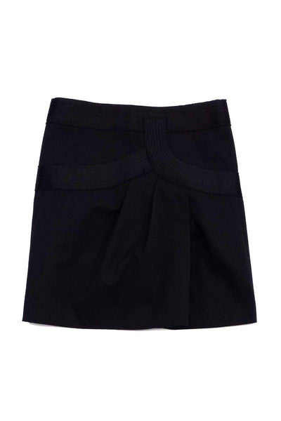 Current Boutique-Robert Rodriguez - Black Pleated A-Line Skirt Sz 2