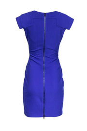 Current Boutique-Robert Rodriguez - Blue Cap Sleeve Sheath Dress Sz 6