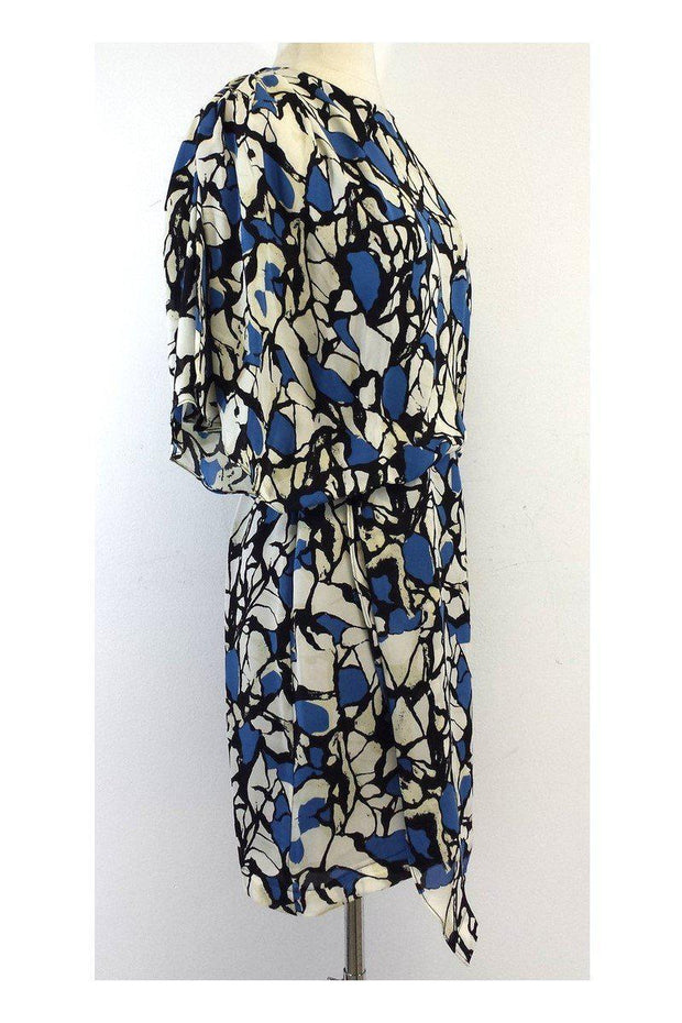 Current Boutique-Robert Rodriguez - Blue Tone Asymmetrical Dress Sz 6