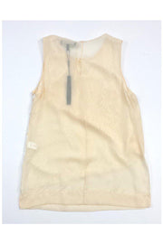Current Boutique-Robert Rodriguez - Cream & White Lace Tiered Tank Sz 4