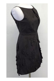 Current Boutique-Robert Rodriguez - Dark Grey Pleat Design Dress Sz 0