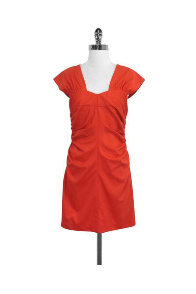 Current Boutique-Robert Rodriguez - Deep Orange Gathered Dress Sz 4