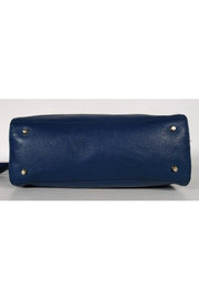 Current Boutique-Roberto Cavalli - Blue Pebbled Leather Satchel