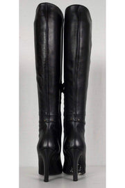 Current Boutique-Roger Vivier - Black Leather Tall Boots Sz 6