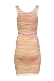 Current Boutique-Ronny Kobo - Pink, Yellow & White Marbled Knit Tank Dress Sz XS