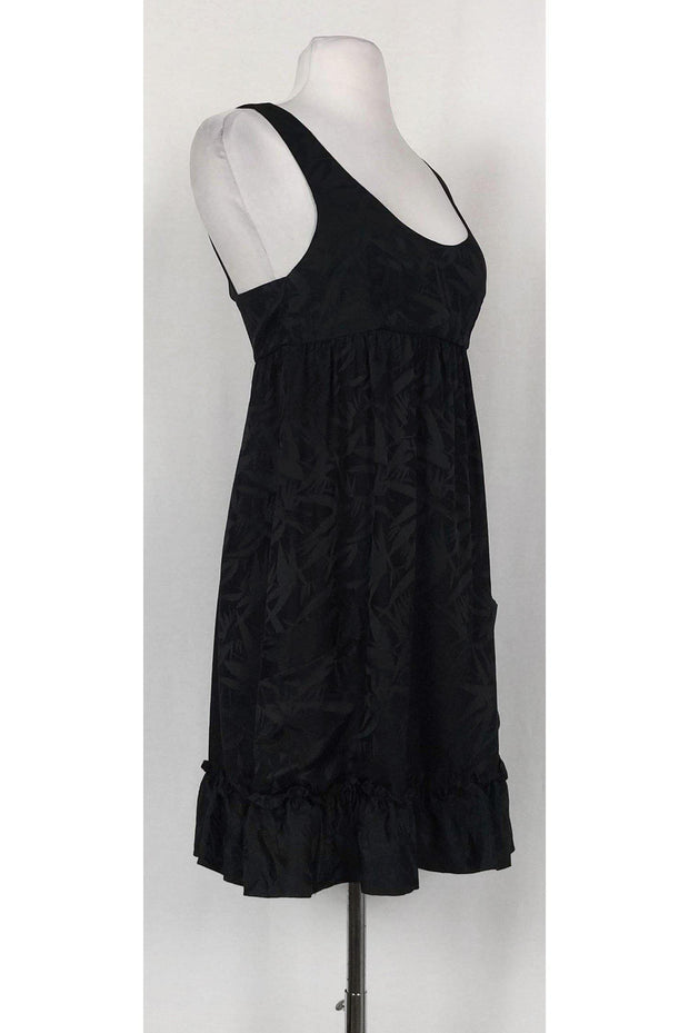 Current Boutique-Rory Beca - Black Silk Empire Waist Dress Sz 2