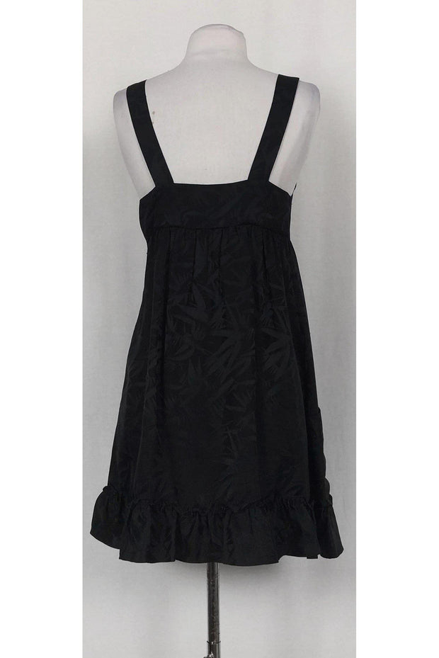 Current Boutique-Rory Beca - Black Silk Empire Waist Dress Sz 2
