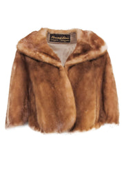Current Boutique-Rosendorf Evans - Tan Fur Stole