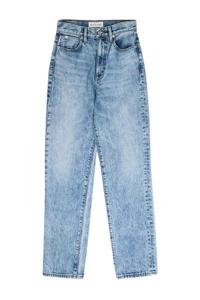 Current Boutique-SLVRLAKE - Light Acid Wash Straight Leg High Waisted Jeans Sz 24