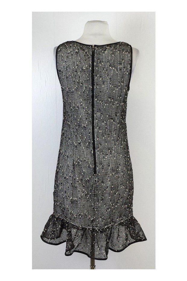 Current Boutique-Sachin & Babi - Black & White Speckled Lattice Dress Sz 6