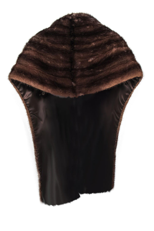 Current Boutique-Saks Fifth Avenue - Vintage Brown Fur Stole