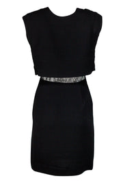 Current Boutique-Sandro - Black Two Piece Dress Sz M