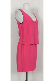 Current Boutique-Sandro - Pink Open Back Bow Dress Sz S