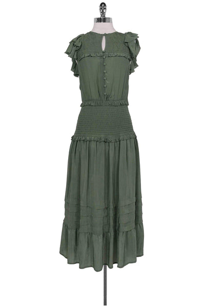 Current Boutique-Sea NY - Vintage-Inspired Ruffle Maxi Sz 4