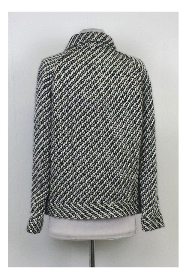 Current Boutique-Second Female - White & Black Tweed Petra Jacket Sz S
