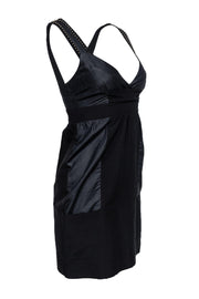 Current Boutique-See by Chloe - Black Cotton & Silk Dress Sz 2