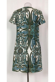 Current Boutique-See by Chloe - White, Blue & Green Paisley Print Dress Sz 6