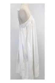 Current Boutique-See by Chloe - White Cotton Embroidered Tent Dress Sz 10