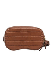 Senreve - Brown Reptile Coda Belt Bag – Current Boutique