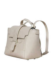 Current Boutique-Senreve - Ivory Textured Leather Square Backpack