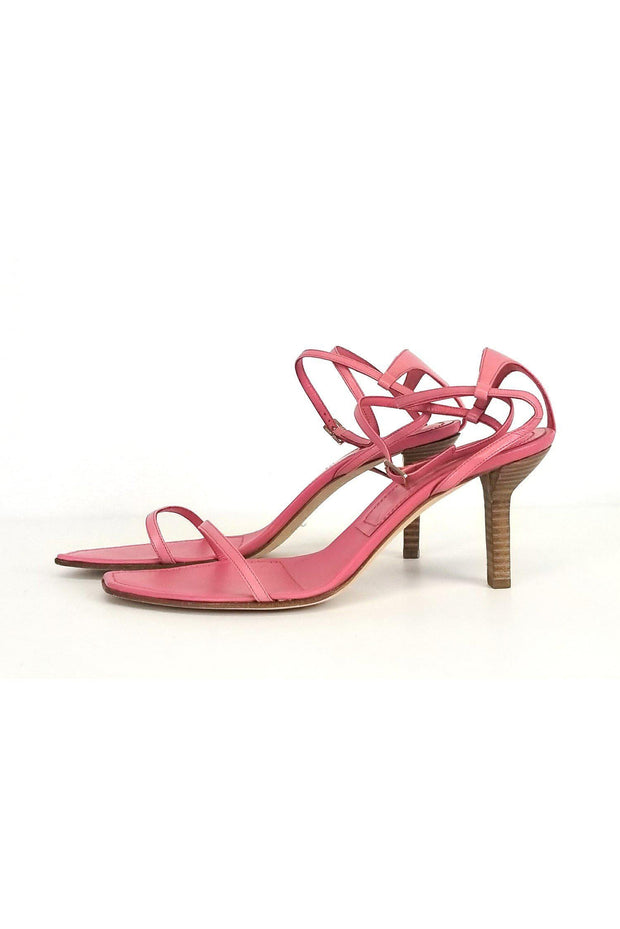 Current Boutique-Sergio Rossi - Pink Strappy Heels Sz 9.5