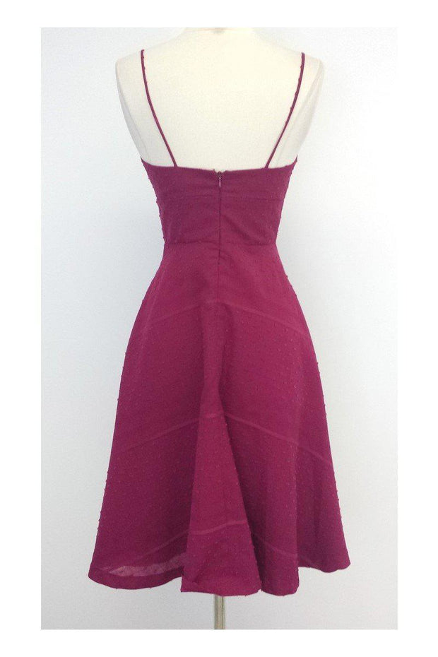 Current Boutique-Shoshanna - Berry Wool & Cotton Blend Dress Sz 2