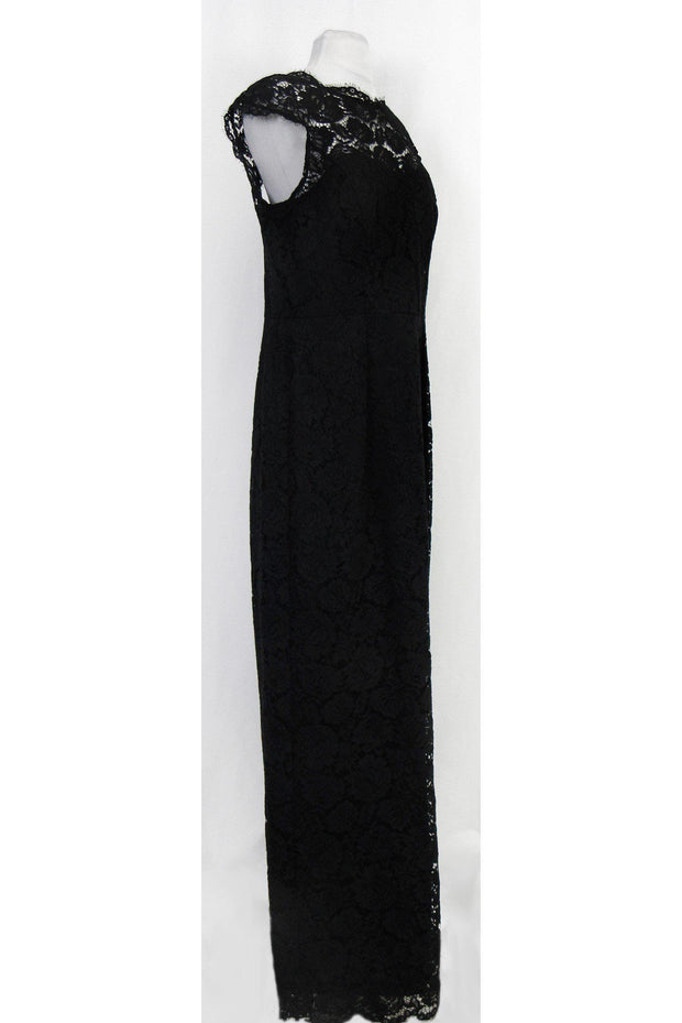 Current Boutique-Shoshanna - Black Lace Gown Sz 12