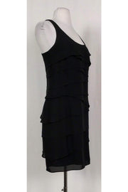 Current Boutique-Shoshanna - Black Ruffle Silk Dress Sz 4