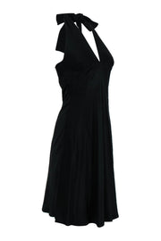 Current Boutique-Shoshanna - Black Sleeveless Halter A-Line Dress Sz 8