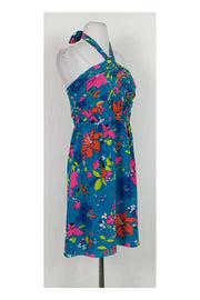 Current Boutique-Shoshanna - Blue Floral Print Dress Sz 6