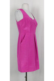 Current Boutique-Shoshanna - Bright Pink Textured Dress Sz 6
