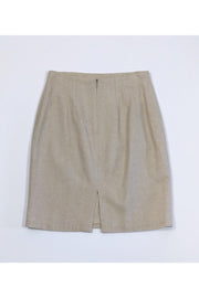 Current Boutique-Shoshanna - Cream Pencil Skirt Sz 8